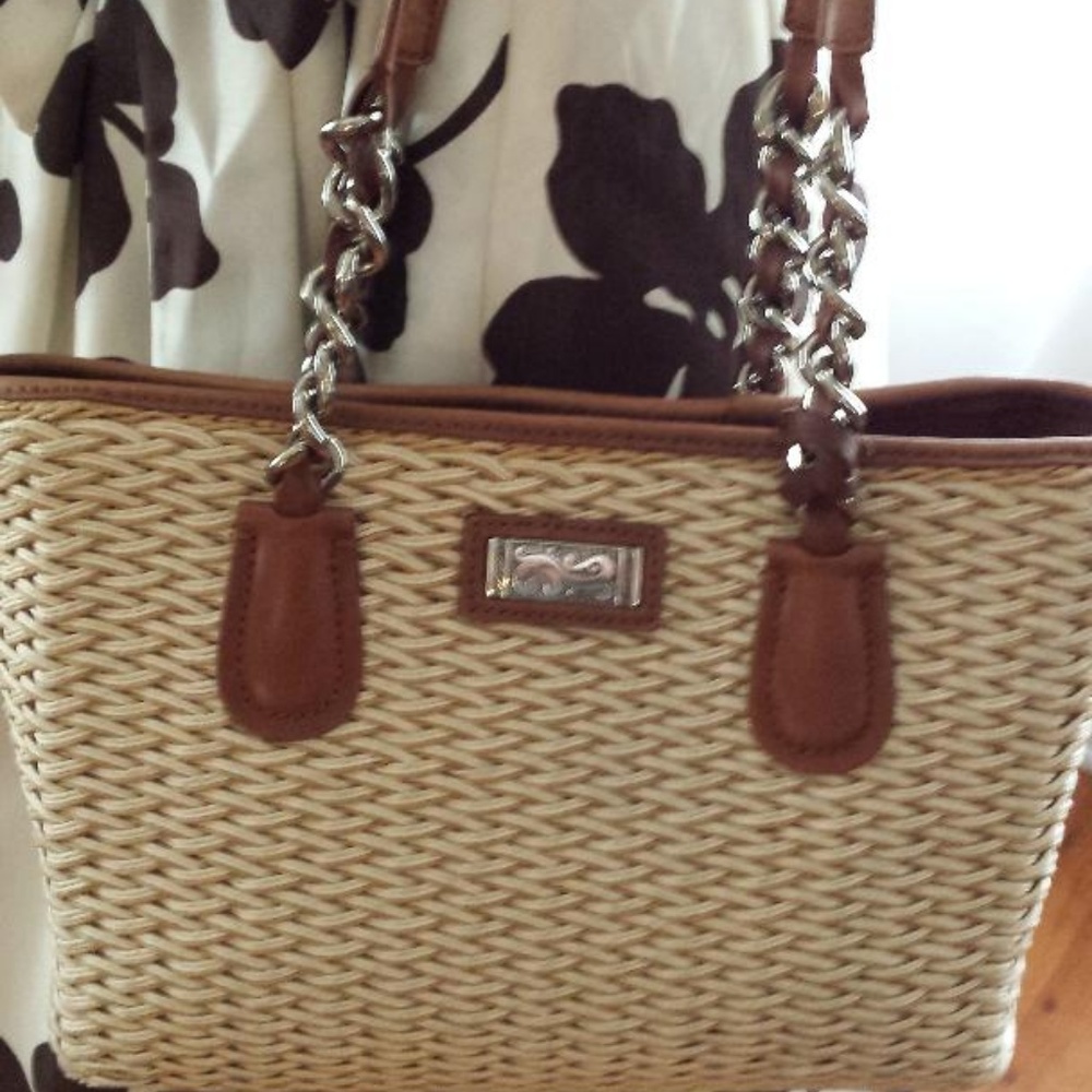 Brighton straw bag...gently used - Picture 2 of 4